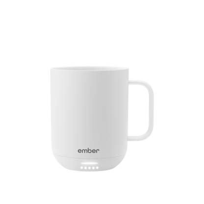 Ember Mug 3 in White, 10 oz, front view
