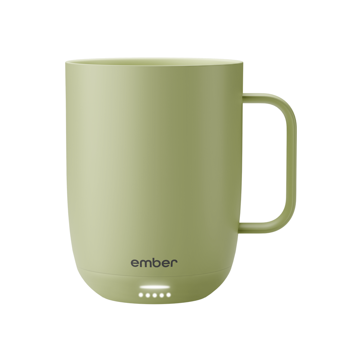 Ember Mug 3 in Matcha Green, 14 oz, front view