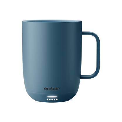 Ember Mug 3 in Salt Blue, 14 oz, front view