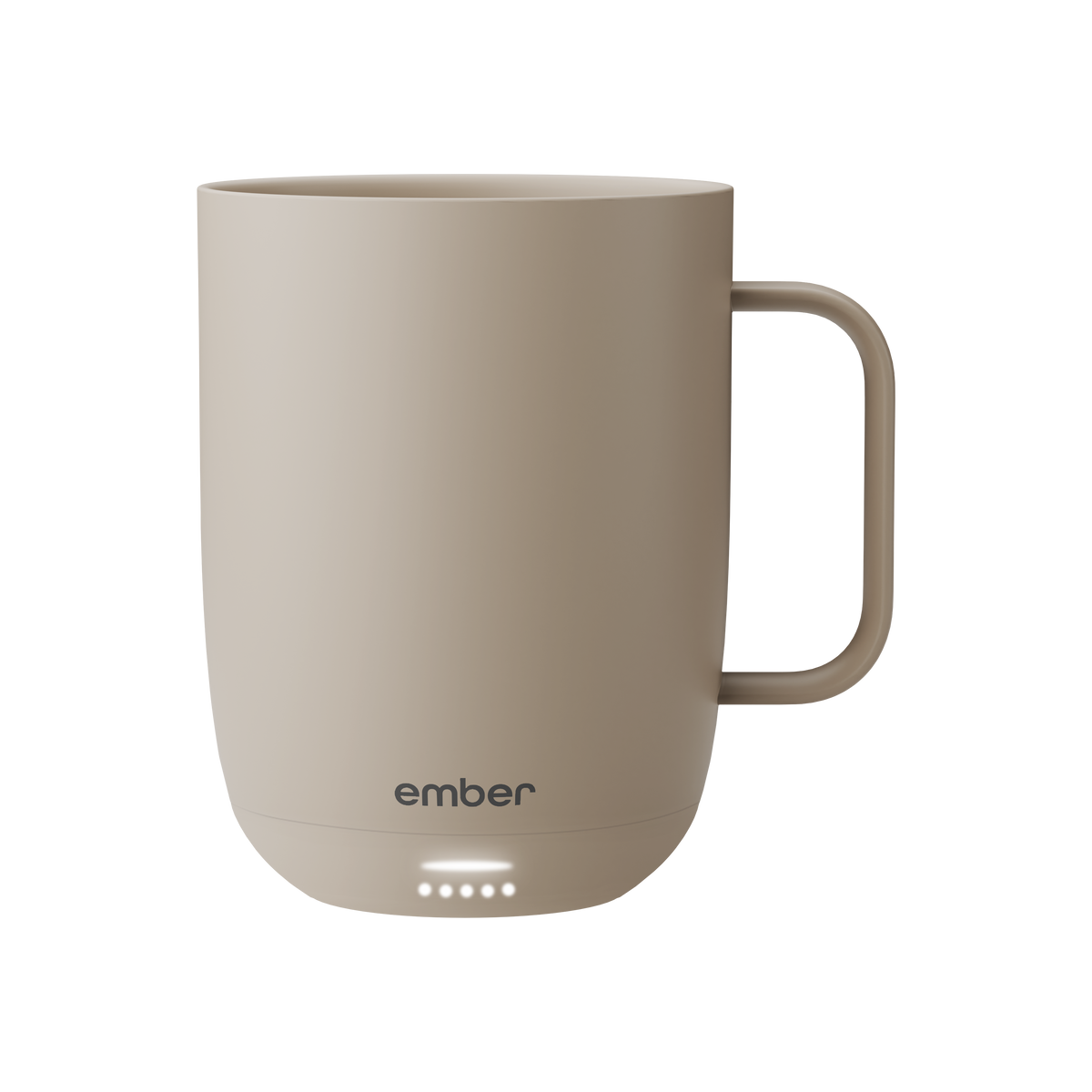 Ember Mug 3 in Sandstone, 14 oz, front view