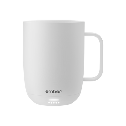 Ember Mug 3 in White, 14 oz, front view